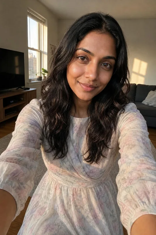 AI outfit try-on made from the selfie
