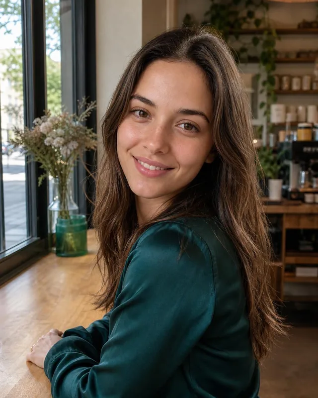 AI dating photo made from the selfie