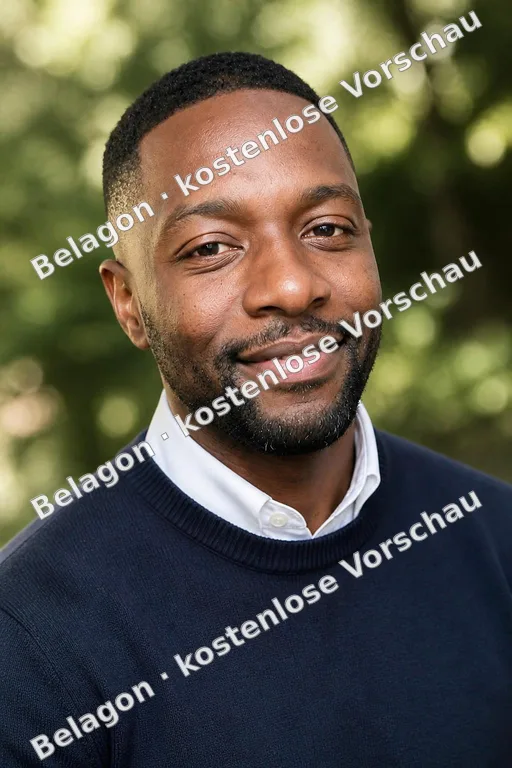 kostenloses KI-Bewerbungsfoto: Mann, Draußen bei Tageslicht, mit dem Wasserzeichen „kostenlose Vorschau“
