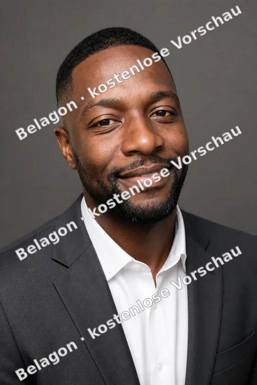 kostenloses KI-Bewerbungsfoto, aus dem Selfie erstellt, mit dem Wasserzeichen „kostenlose Vorschau“