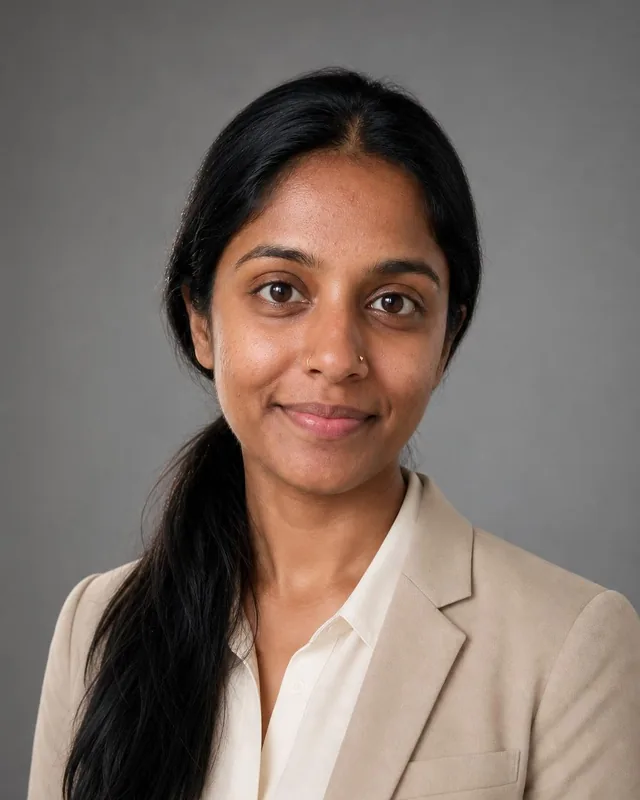 AI professional headshot made from the selfie